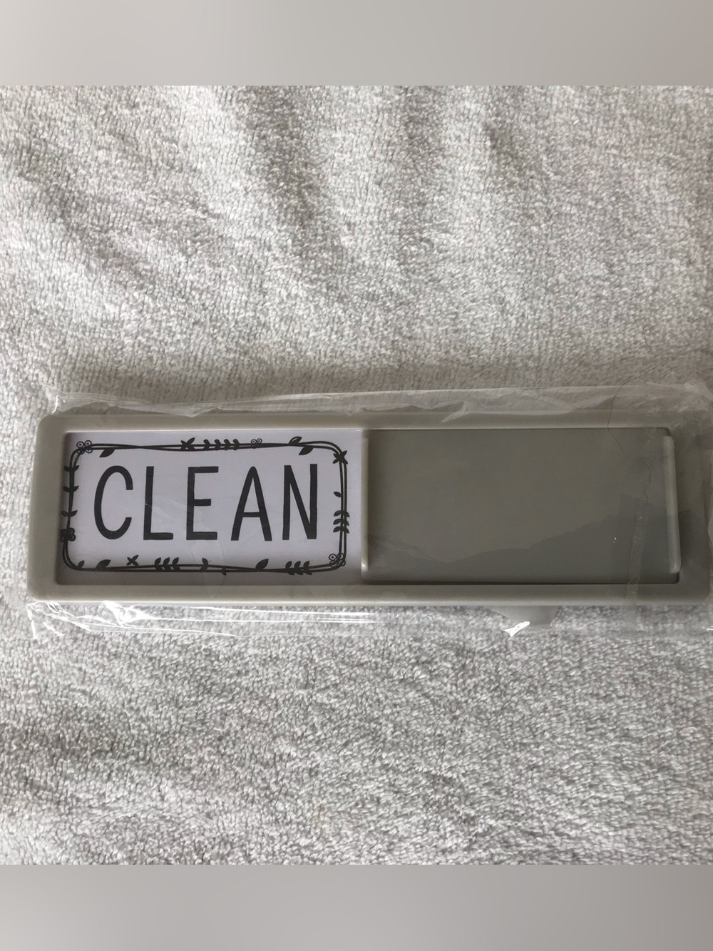 Dishwasher Magnet to indicate if items are DIRTY or CLEAN Blue/Silver